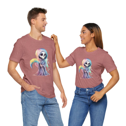 Cute Colorful Reaper - Short Sleeve Tee